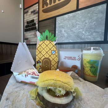 Burger King - SpongeBob SquarePants promotional meal - Burgers Near Me - Ontario, California Burger King - SpongeBob SquarePants promotional meal - Burgers Near Me - Ontario, California