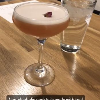 Lost Cultures Tea Bar - Smokey Rose non-alcoholic tea cocktail - yum!! - Tea Rooms Near Me - Albuquerque, New Mexico