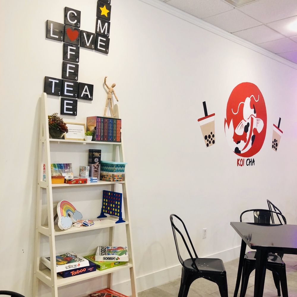 Koi Cha - Nice decoration - Coffee & Tea Near Me - Houston, Texas Koi Cha - Nice decoration - Coffee & Tea Near Me - Houston, Texas