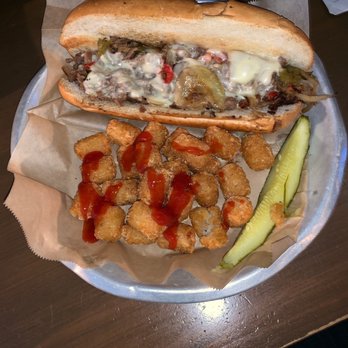 Taco Mac - Philly cheese steak!! - American Near Me - Sandy Springs, Georgia Taco Mac - Philly cheese steak!! - American Near Me - Sandy Springs, Georgia