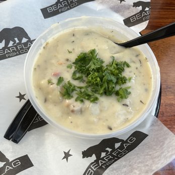 Bear Flag Fish - Clam chowder - Seafood Markets Near Me - Newport Beach, California Bear Flag Fish - Clam chowder - Seafood Markets Near Me - Newport Beach, California