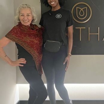 Artha - Beautiful receptionist and me - Cryotherapy Near Me - Studio City, California