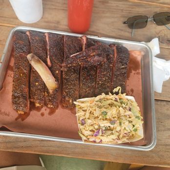 3rd Coast BBQ - Ribs and cold slaw. - Barbeque Near Me - Spring, Texas