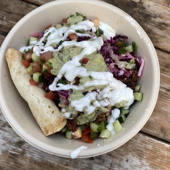 CAVA - Green and Grains Bowl with Pita - Mediterranean Near Me - Austin, Texas