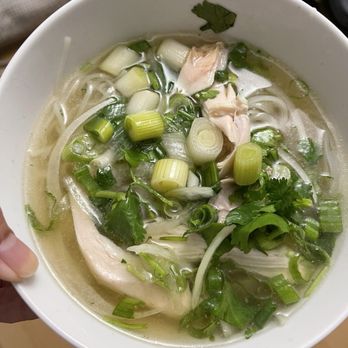 Cháo Đêm - Half of the chicken pho - so good - Vietnamese Near Me - Garden Grove, California