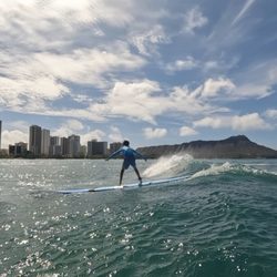 Ocean’s Surf School - Very first wave!