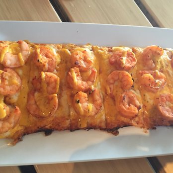 U-Tiki Beach - Bbq shrimp flatbread - Seafood Near Me - Jupiter, Florida U-Tiki Beach - Bbq shrimp flatbread - Seafood Near Me - Jupiter, Florida