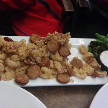 Shady Rest Waterfront Restaurant - Oily and rubbery calamari. - Seafood Near Me - Qualicum Beach, British Columbia Shady Rest Waterfront Restaurant - Oily and rubbery calamari. - Seafood Near Me - Qualicum Beach, British Columbia