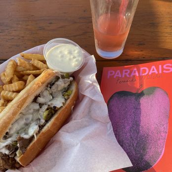 Latitude 32 Pub & Grill - spicy traditional philly cheesesteak - Pubs Near Me - San Diego, California Latitude 32 Pub & Grill - spicy traditional philly cheesesteak - Pubs Near Me - San Diego, California
