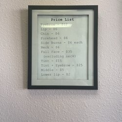 LRK Brows - Price list