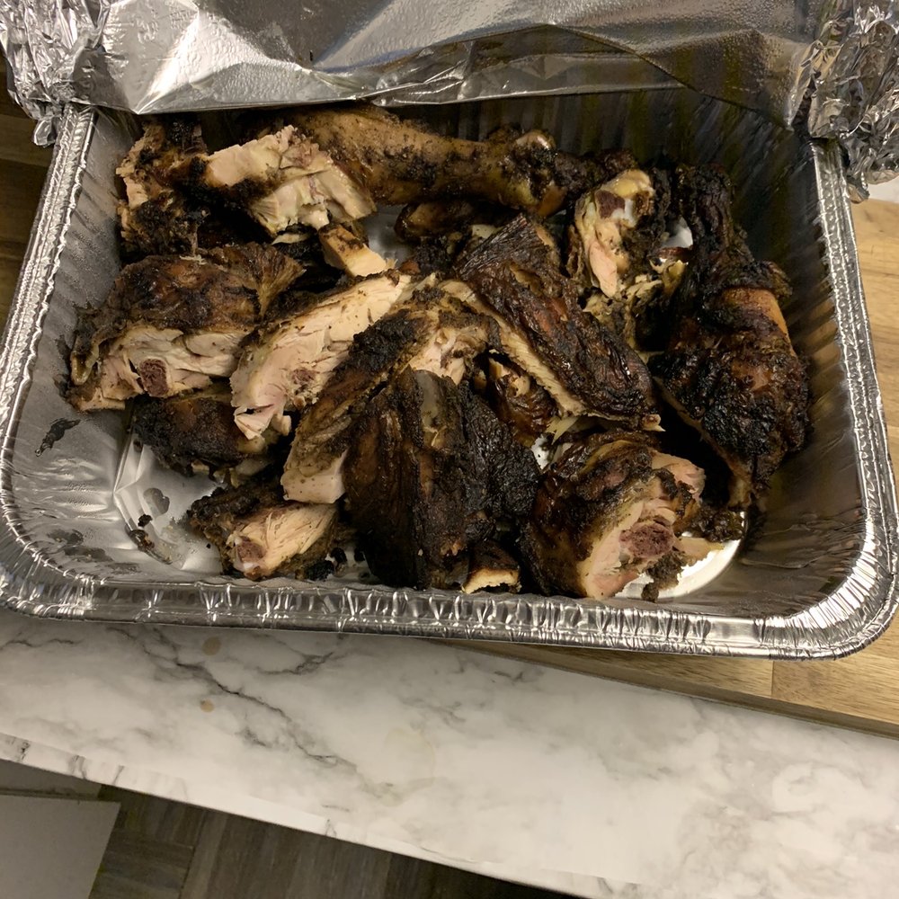 OSU Jerk Grill - $20. Let that sink in. If only you could smell snd taste this. Amazing. Nom nom nom - Caribbean Near Me - Norwalk, Connecticut