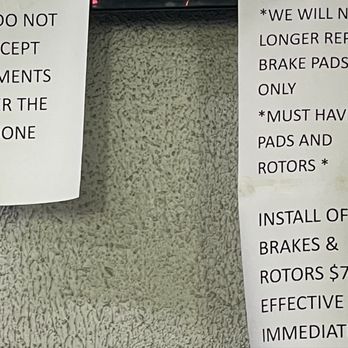 McCullough Tire - Updated on brake pad/rotor installation. - Tires Near Me - Pittsburgh, Pennsylvania