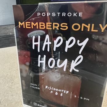 PopStroke - pay $30 membership to get happy hour - Mini Golf Near Me - Paradise, Nevada