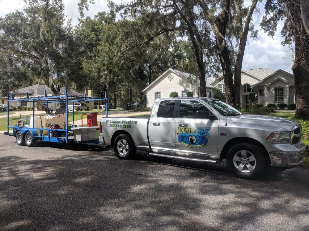 Slide of License To Wash