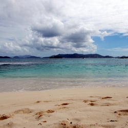 Dive In! - January 2016 View from towel on end of beach.