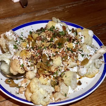 Mandolin Aegean Bistro - Roasted cauliflower - Mediterranean Near Me - Miami, Florida Mandolin Aegean Bistro - Roasted cauliflower - Mediterranean Near Me - Miami, Florida