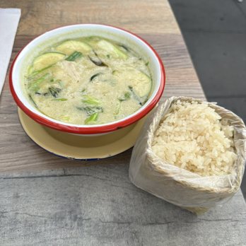 Gai Noi - The green curry and rice. - Desserts Near Me - Minneapolis, Minnesota