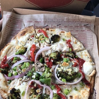 MOD Pizza - My version of white veggie n chicken - Fast Food Near Me - Parkland, Florida MOD Pizza - My version of white veggie n chicken - Fast Food Near Me - Parkland, Florida