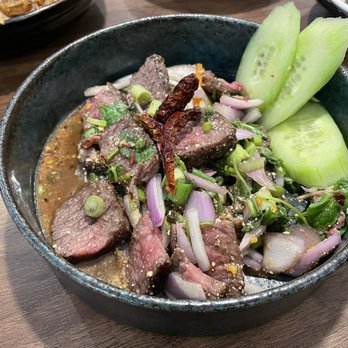 Zab Bite - Nam tok crying tiger ($29.00) - Thai Near Me - Vancouver, British Columbia Zab Bite - Nam tok crying tiger ($29.00) - Thai Near Me - Vancouver, British Columbia
