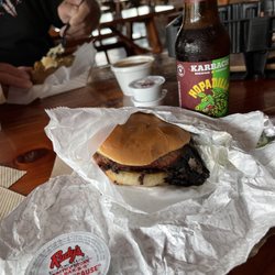 Rudy's "Country Store" and Bar-B-Q - Brisket sandwich.
