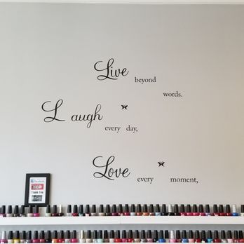 Blissful Nail Bar - Love the motto and selection of colors! - Nail Salons Near Me - Apex, North Carolina Blissful Nail Bar - Love the motto and selection of colors! - Nail Salons Near Me - Apex, North Carolina