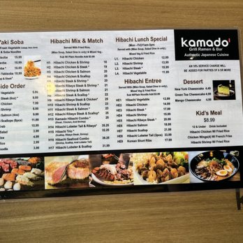 Kamado Grill Ramen & Bar - Menu - hibachi side - Japanese Near Me - Stockbridge, Georgia Kamado Grill Ramen & Bar - Menu - hibachi side - Japanese Near Me - Stockbridge, Georgia