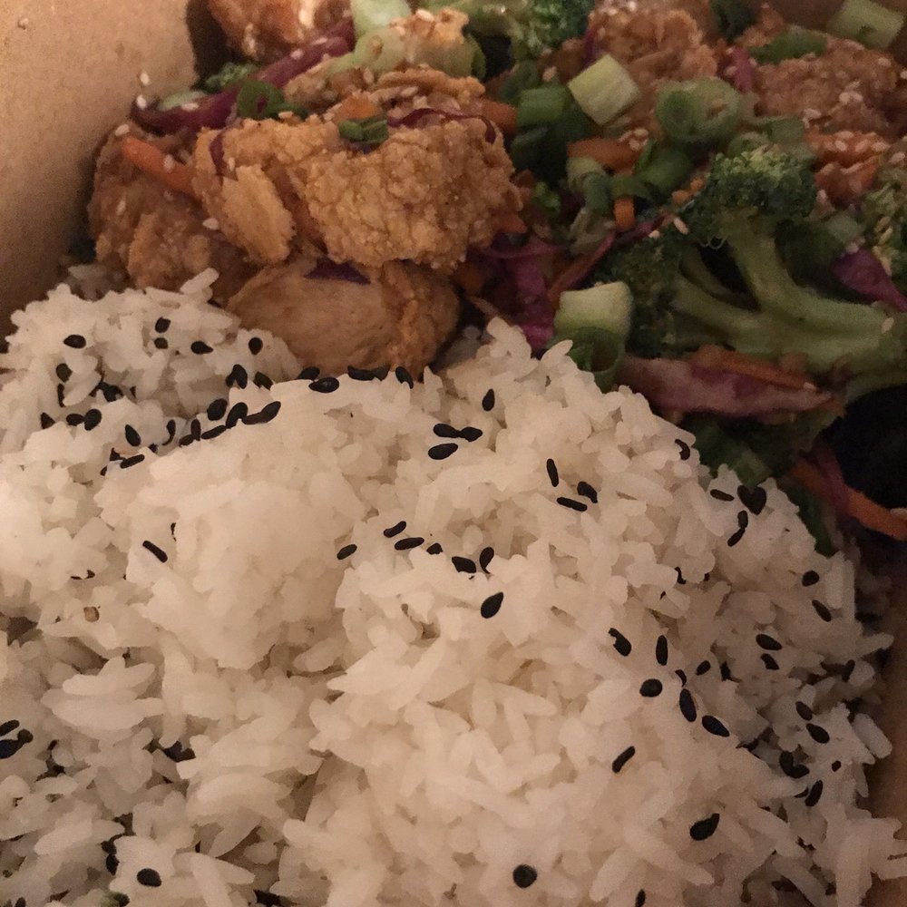 Koi & Ninja - Cambodian wok-fried chicken tenders (rice bowl style) - Food Trucks Near Me
