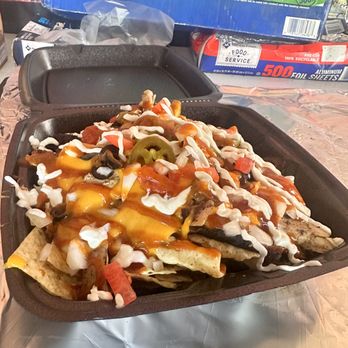 Smokin Coles BBQ - PULLED PORK NACHOS - Food Delivery Services Near Me