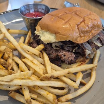 Stackz - OG Stackz Burger with grilled onions, no cheese - Burgers Near Me - Frisco, Texas Stackz - OG Stackz Burger with grilled onions, no cheese - Burgers Near Me - Frisco, Texas