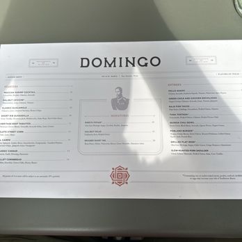Domingo - Food - Cocktail Bars Near Me - San Antonio, Texas