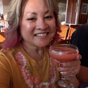 Hula Grill Waikiki - Ono Guava Daiquiri- matched my hair - Hawaiian Near Me - Honolulu, Hawaii Hula Grill Waikiki - Ono Guava Daiquiri- matched my hair - Hawaiian Near Me - Honolulu, Hawaii