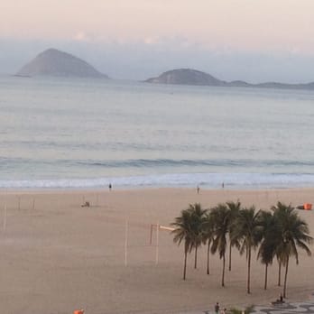 Windsor Atlantica - Literally view from my pillow in morning. - Hotels Near Me - Rio de Janeiro, RJ
