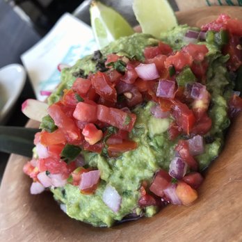 Corto Lima - Freshly made guacamole!!!  No salt needed here. It was perfect! - Latin American Near Me - Lexington, Kentucky