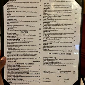BenCotto - Boston - Food menu - Italian Near Me - Boston, Massachusetts