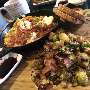 Breakfast Republic - Shrimp Frittata and jazzed up potatoes - Breakfast & Brunch Near Me - San Diego, California