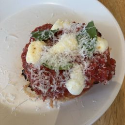 Chicken Parmesan on spaghetti squash Chicken Parmesan on spaghetti squash