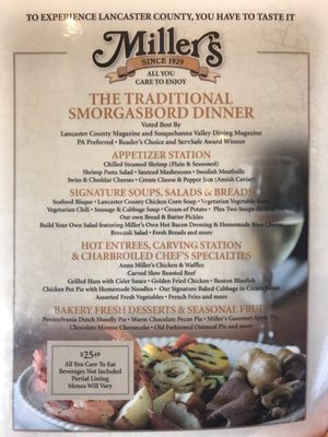 Menu photo 3 Miller's Smorgasbord Ronks, PA Menu photo 3 Miller's Smorgasbord Ronks, PA