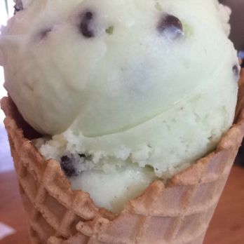 Purity Ice Cream - Vegan Mint Chocolate Chip in a Waffle Cone - Ice Cream & Frozen Yogurt Near Me - Ithaca, New York Purity Ice Cream - Vegan Mint Chocolate Chip in a Waffle Cone - Ice Cream & Frozen Yogurt Near Me - Ithaca, New York