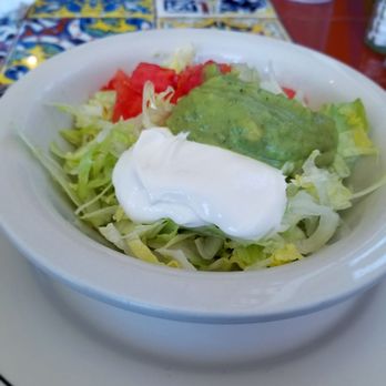 La Fiesta Mexican Restaurant - Guac Salad - Mexican Near Me - Camden, South Carolina