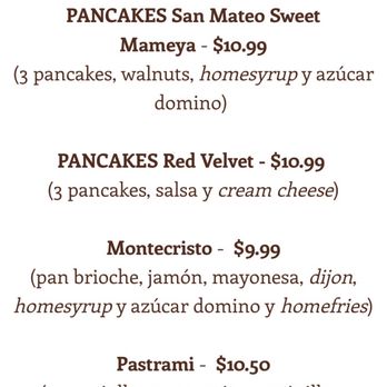 Dos Cafés - Menu - Breakfast & Brunch Near Me - San Juan, Puerto Rico