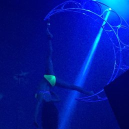 Light nightclub acrobats Light nightclub acrobats