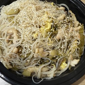 Double Lucky Star - Rice noodle with chicken and sour cabbage - Dim Sum Near Me - Rockville, Maryland Double Lucky Star - Rice noodle with chicken and sour cabbage - Dim Sum Near Me - Rockville, Maryland