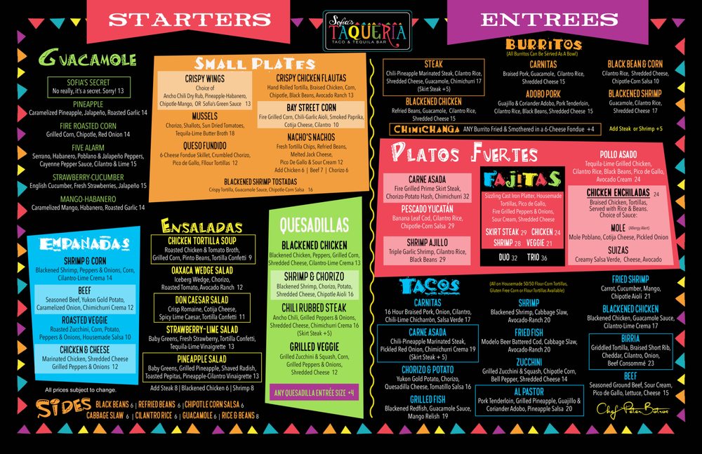 Sofia's Taqueria Old Bridge