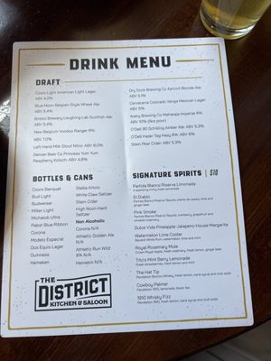 Menu photo 4 The District Kitchen And Saloon Cripple Creek, CO Menu photo 4 The District Kitchen And Saloon Cripple Creek, CO