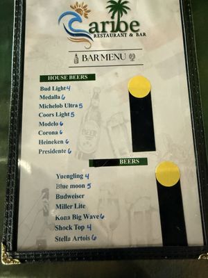 Menu photo 3 Caribe Restaurant & Bar Leesburg, FL