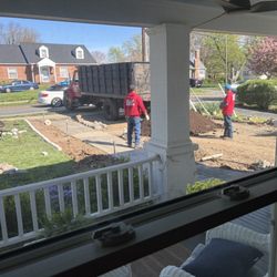 Meadows Farms Nurseries - Route 7 - Unloading dirt to replace our gravel driveway with sod