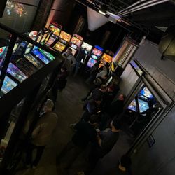 Scrappleland - Some of the many pinball machines (from Facebook)
