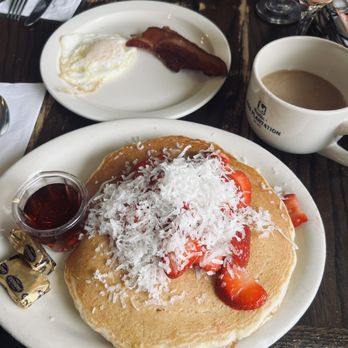 Egg Plantation - Coconut pancakes combo - Breakfast & Brunch Near Me - Newhall, California