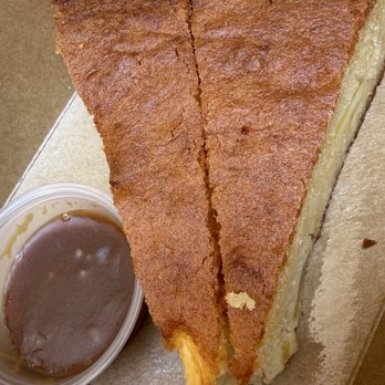 L'Atelier Cafe - Apple cake with homemade caramel- this is seriously one of the best most simple things ever - French Near Me - Palm Springs, California