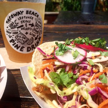 Tacoway Beach - Fish tacos and their Pine Drank! - Mexican Near Me - Rockaway Beach, New York